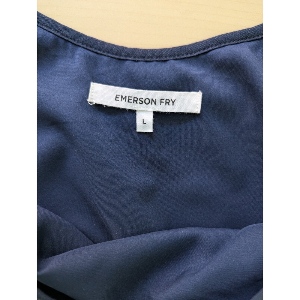 Emerson Fry Livia Maritime Nautical Adjustable Blue Removable Tie Sun Dress - Picture 7 of 11